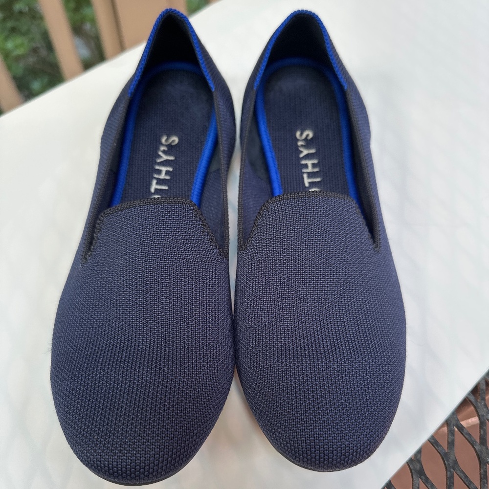 Rothy’s Women’s Loafers, Navy Blue, Size 8